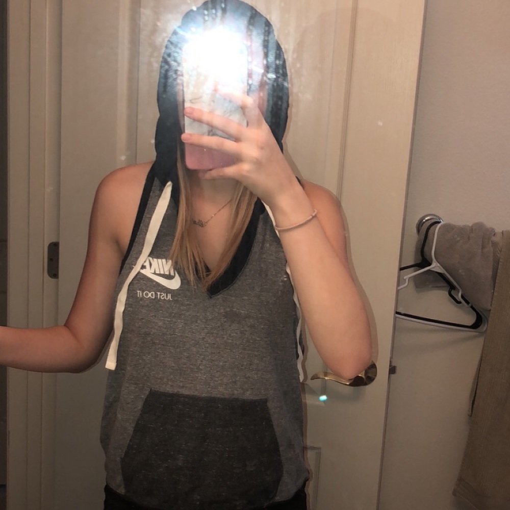 Nike, t-back tank top hoodie